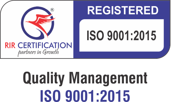 ISO 9001:2015 stamp